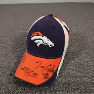 Denver Broncos Hat Cap Mens One Size Blue Orange NFL Football Signed Reebok